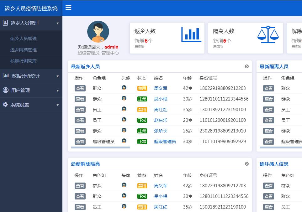 主管理页面 主管理页面